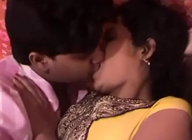 Hot indian aunty kissing with boyfriend