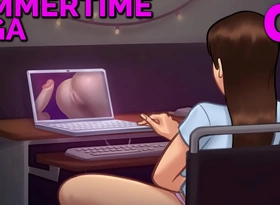 Summertime saga xxx jenny watching porn increased by masturbating