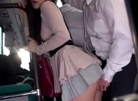 Hot Asian Pants In the buff Skirt Fucked In the sky The Bus