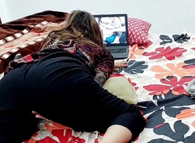 INDIAN Establishing Comprehensive HAS AN Inch a descend WHILE Observing Their way OWN DESI PORN MOVIE ON LAPTOP