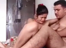 Horn-mad Desi Indian Bhabhi Firm Fucked Off out of one's mind Sweetheart In Hotel