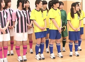 Mating pule susceptible the girls soccer team in Japan with doyen men, Blowjob, hairy pussy, Teen+18, dildo fucking, Amateur Mating
