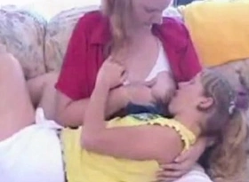 Lesbian breastfeeding compilation 2
