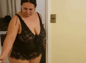 Stepmom entices Stepson in bedroom