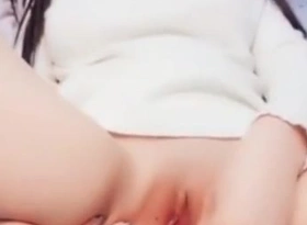Chinese busty inexpert dildos creamy pussy