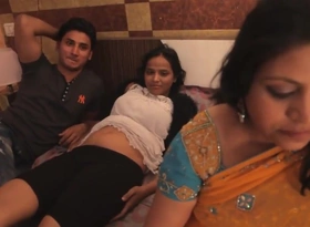 NAVEL - Retrench Esteem With Fit together & Sister _ HINDI HOT SHORT FILM