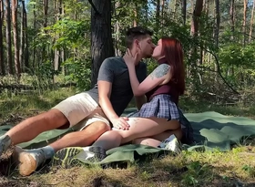 Public bracket sex on a picnic in the park kleomodel