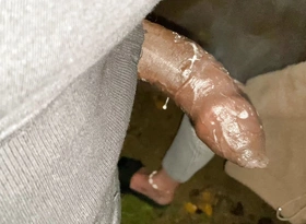 A alms-man  made me suck his cock at get under one's park and hale do a public jizz walk
