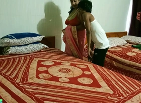 Hot bhabhi has gonzo lovemaking with damaged devar! Please don't cum inside