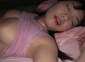 Japanese sleeping woman