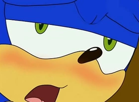 Sonic having levelly at large fast increased by gettin' creampied