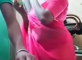 Swathi naidu down in the mouth space fully attire changing to saree