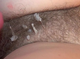Grandma gets her hairy cunt fucked gaping void