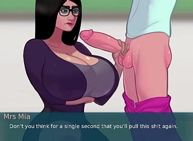 Teacher Mia Khalifa together with Yoga Kim Kardashian [Cartoon Porn Game]   SexNote 0 19 5a