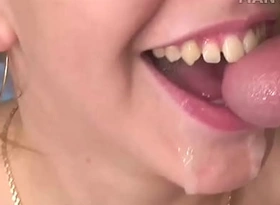 Best college friends testing new camera and cum in mouth