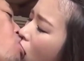 A pal with a young wife kissing ·_ Unauthorized congress be incumbent on motion Azusa Arai