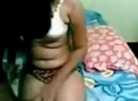 Horny Desi Wife Fucked apart from Black Indian Servant