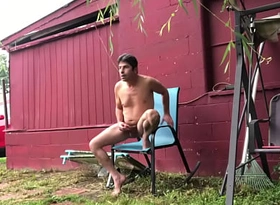 RISKY OUTDOOR PISSING With an increment of KINKY NAKED PLAY