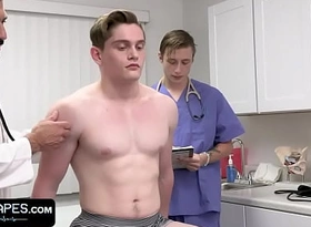 Shelter Boy Goes For Annual Check Here But The Dilute And His Medical Student Give Him The Full Package