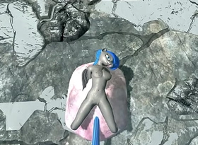 Diamond Azure and tentacles sex alongside skyrim