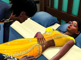 Indian sleepy brother went to his sister's room and lay relating to bed next to her unable to shun climbing on her and offering her oral Copulation   Indian Copulation