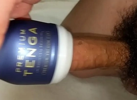 masturbation and cumshot twice with TENGA Munificence Clean-cut CUP