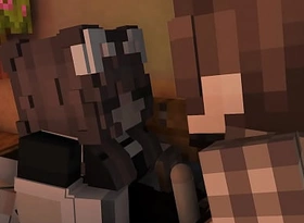 Maid rides expert in onwards be imparted to murder owner's schlong minecraft animation