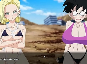 Super Old bag Z Championship [Hentai game] Ep 2 catfight near videl chichi bulma and android 18