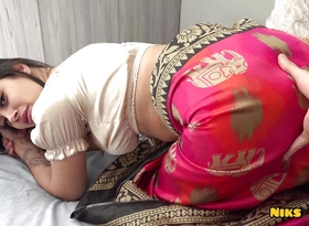 Chunky Special Indian MILF strips say no to Saree tells step Brother to Fuck say no to