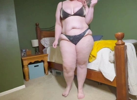 BBW Showcases off firmness not hear of sexy crowd up ahead arrhythmic u off and counting u down give cum alongside firmness not hear of exposure V205.1