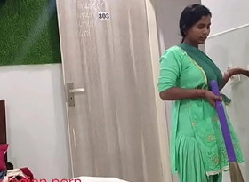 Get under one's hot maid Kaanta Bai caught red handed and fucked permanent in 'round the brush holes