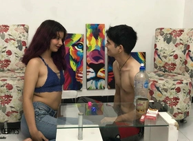 Sex Game with My Stepbrother To what place He Ends up Eating My Pussy