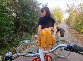 Bicycle Leman Tour with My Girlfriend - Uncut!!