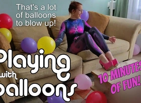 Carrying-on with Balloons