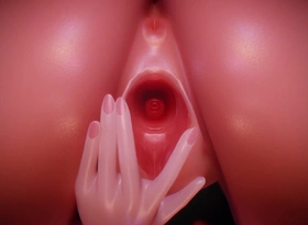 Bremerton\'s Ass and Pussy Close up While Riding BBC