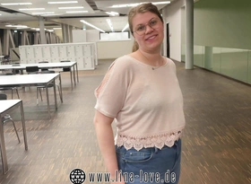 Chubby smoulder butt student fucked and impregnated in men's toilet at university!!