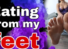 Eating Distance from My Feet Femdom Related