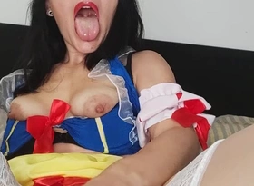 Snow Waxen Ahegao, Buttplug and Squirting Fantasy