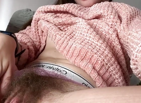 Hairy naughty slut wants you eat her pussy