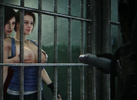 Ada Wong with an increment of Jill Valentine Imprisoned