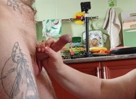 I Jerk off and Suck My Son-in-law's Cock and Win a Portion of Cum on My Face