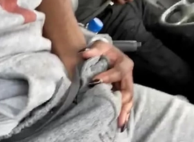 Young slut finger fucked in auto