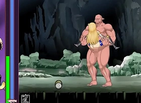 Blond senki female warrior new hentai game gameplay cute teen girl hentai having sex with obese orcs monsters men xxx ryona act
