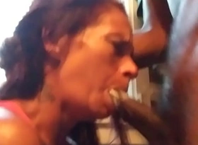 Throat primate swallows nut