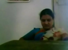 Andhra school tutor boobs pressed