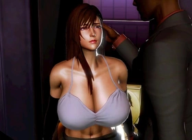 Tifa Rough Blowjob