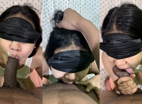 Cute Girl Gave Gaping void Throat and Facial to Neighbour Birthday Skill