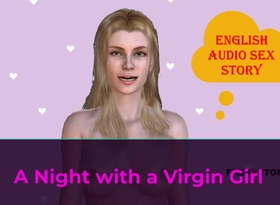 English Audio Sex Story - a Night with a Virgin Doll