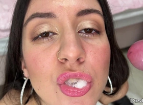 Someone's skin Best Compilation of Cumshots on Face and Mouth. Swallowing Cum. with Katty West