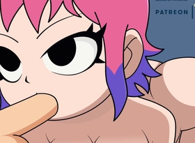 Scott Pilgrim Anime Hentai Ramona Flowers Blowjob